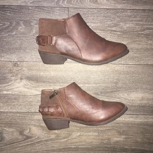 Faux Leather Booties